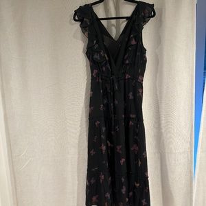 Paige silk midi dress